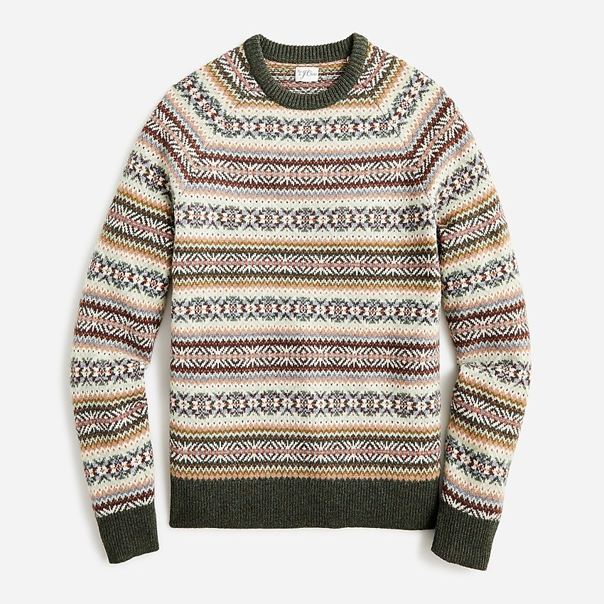 Fair Isle sweater in wool blend | J. Crew US
