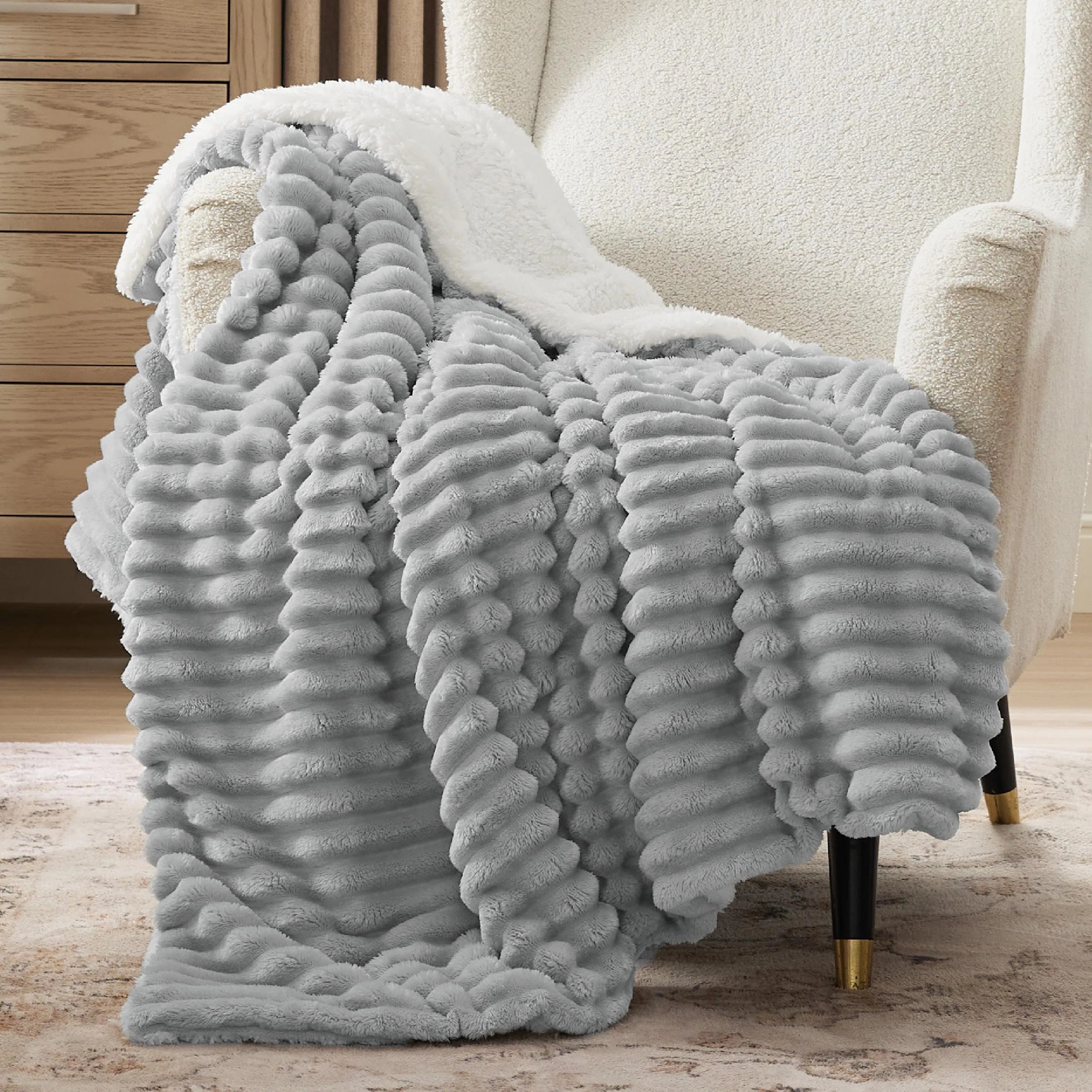 Cozy Winter Collection Bedsure 299gsm Ultra Soft Sherpa Fleece Blanket for Bed - Thick & Super Co... | Wayfair North America