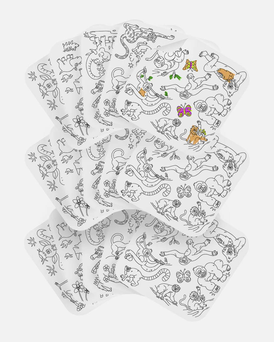 Coloring Sheets | Independent Play | Fits Lalo Play Table | Lalo