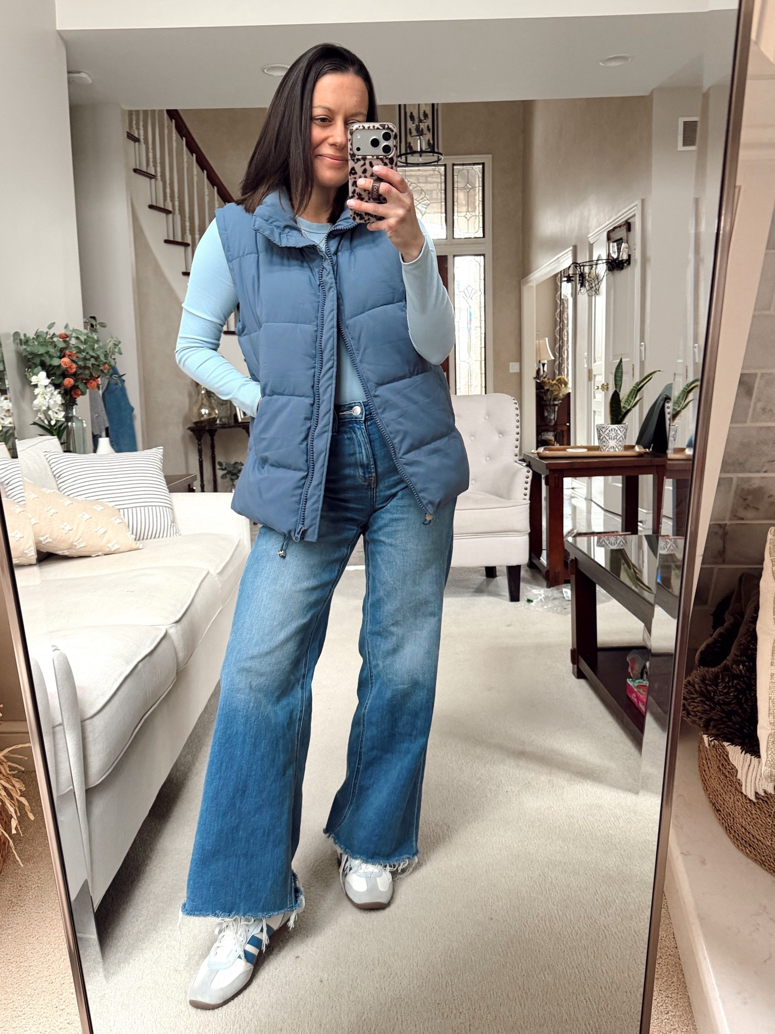 Mom casual putfut idea! Quince jeans run tts to a tad small, Amazon vest runs true to size, stretchy ribbed tee runs true to size.



#LTKOver40 #LTKmomlife #LTKootd