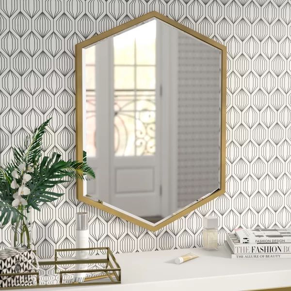 Etheline Hexagon Glam Mirror | Wayfair North America