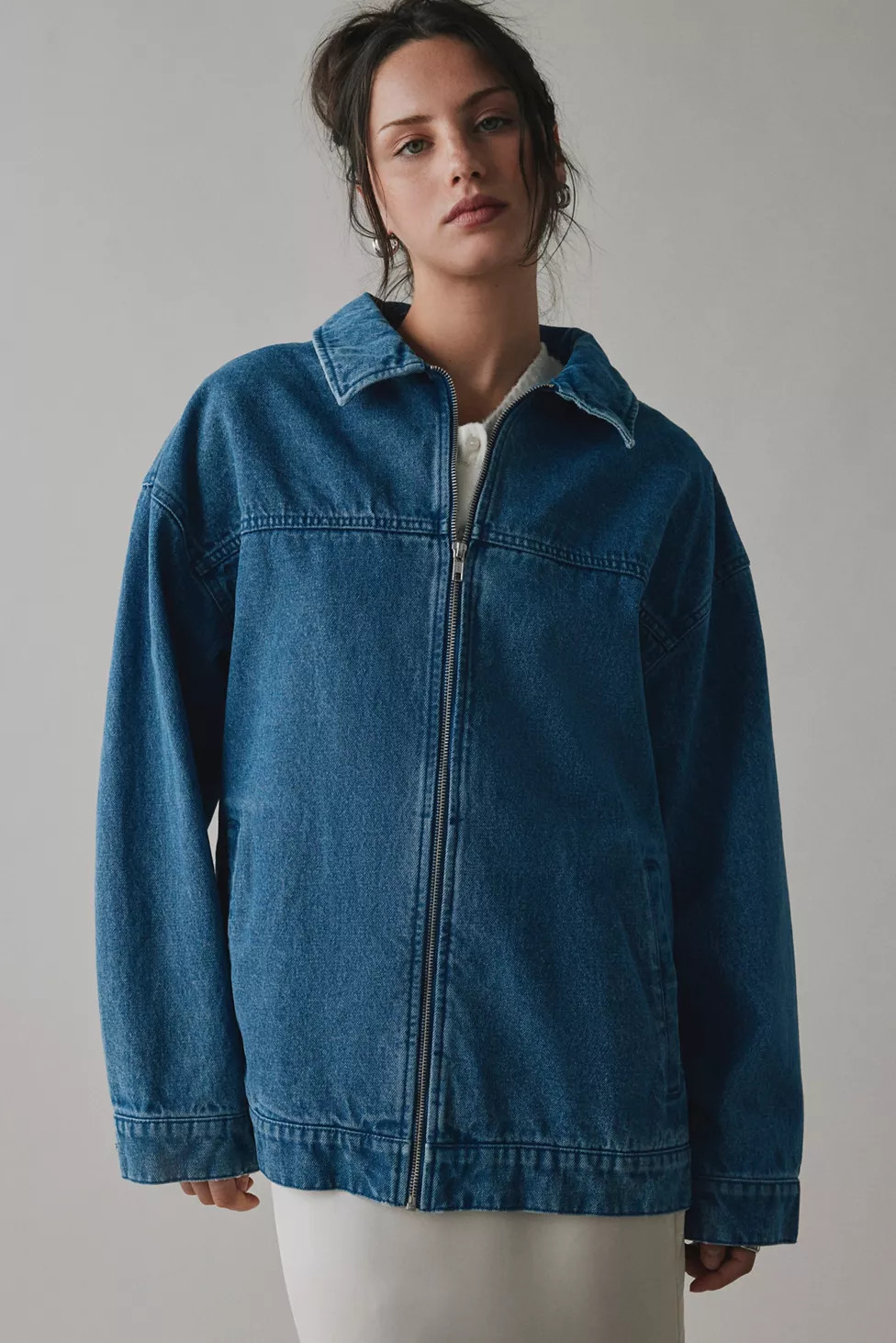 BDG Maya Oversized Denim Trucker Jacket | Urban Outfitters (US and RoW)