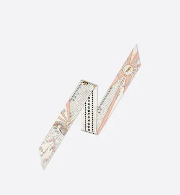 La Papesse Tarot Mitzah Scarf White Silk Twill | DIOR | Dior Beauty (US)