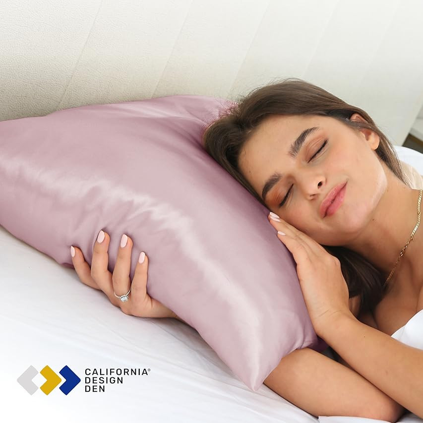 Colorado Home Co Silk Pillowcase for Hair and Skin - Nude Champagne King Size 100% Silk Pillow Cover | Amazon (US)