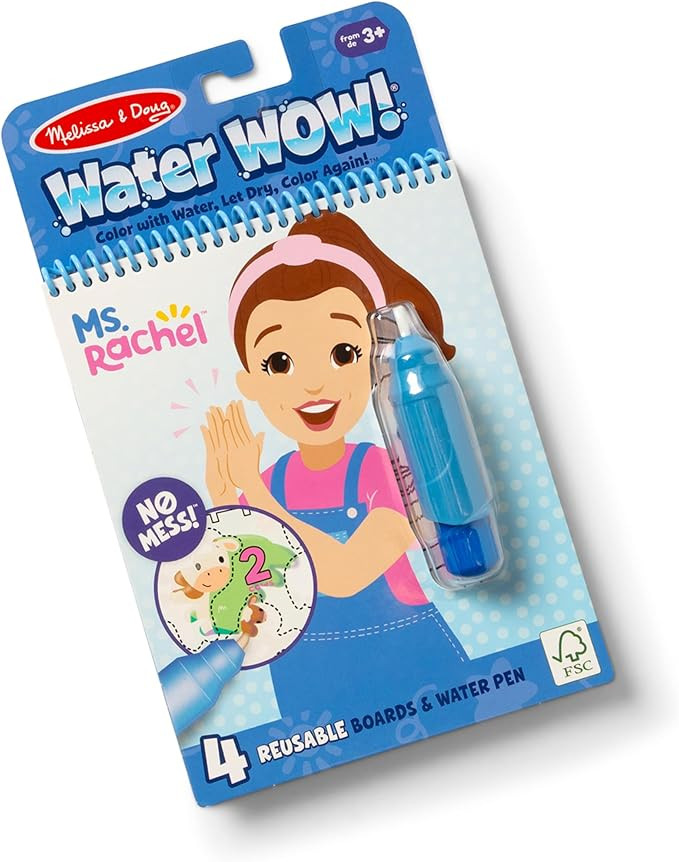 Melissa & Doug® Ms. Rachel™ Water Wow! Color-Reveal Pad Early Learning Toy | Amazon (US)