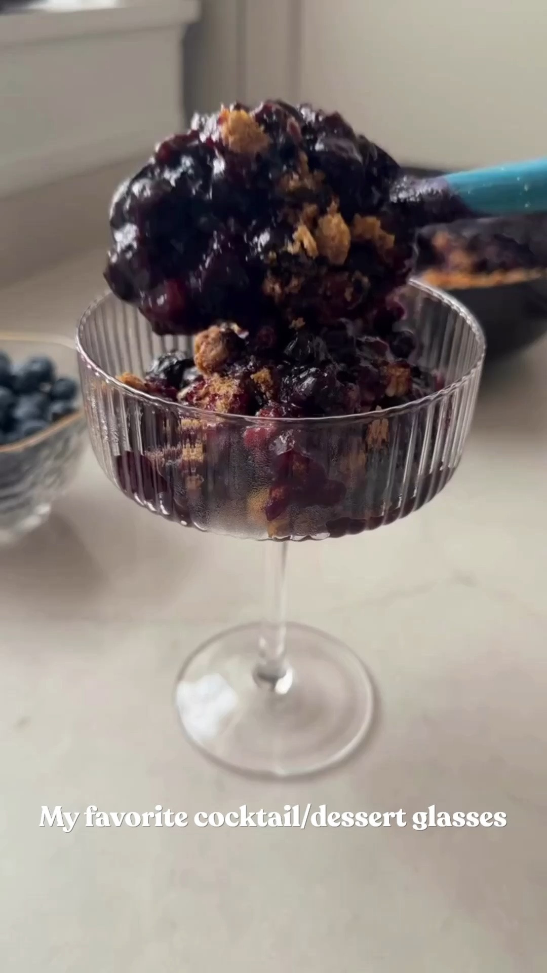 the best glasses to serve cocktails and/or summer fruit crumbles/crisps! 🫐

#LTKHome