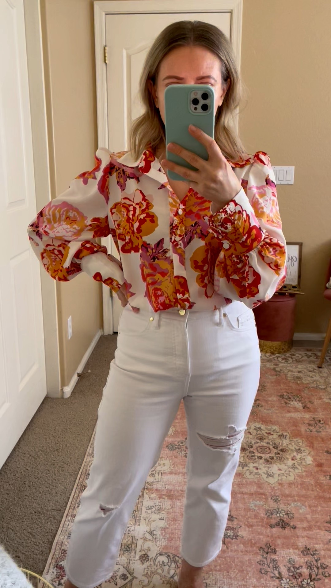 This cute floral shirt is perfect for spring. It fits tts. 



Amazon spring shirt, work shirt, office shirt, teacher style, spring style, work style, spring outfit 

#LTKSeasonal #LTKWorkwear #LTKFindsUnder50

#LTKOver40 #LTKPetite