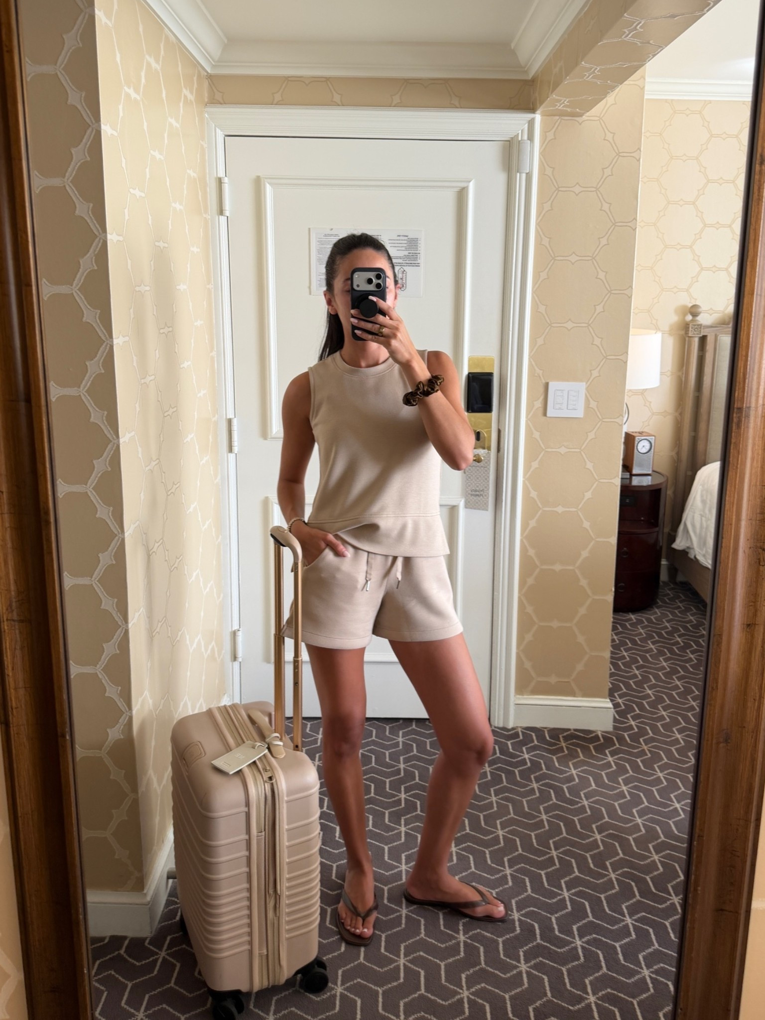 Travel outfit! Comfy and casual for a road trip in the heat wave. The softest comfiest material ever, forgot I was even wearing clothes😂 I’m wearing a size S in tank and shorts. Use code NENAXSPANX for 15% off your first Spanx order!

#LTKootd #LTKTravel