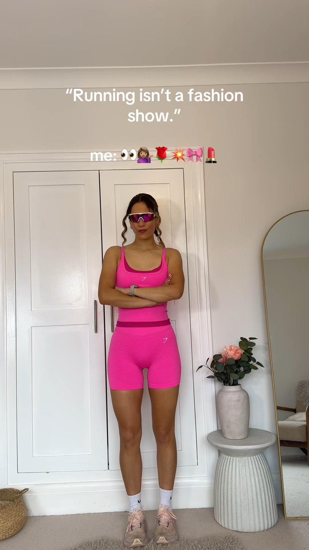 Who said running couldn’t be a fashion show? 💁🏽‍♀️🎀💥💕🌹
Look good, feel good, run faster!!
Counting down the days until this injury clears and I can get back running again 🏃🏽‍♀️✨ 


#run #runnergirl #runningwomen #girlsthatrun #running @LSKD @TALA @Gymshark @Free People

#LTKsummer #LTKstyletip #LTKfitness