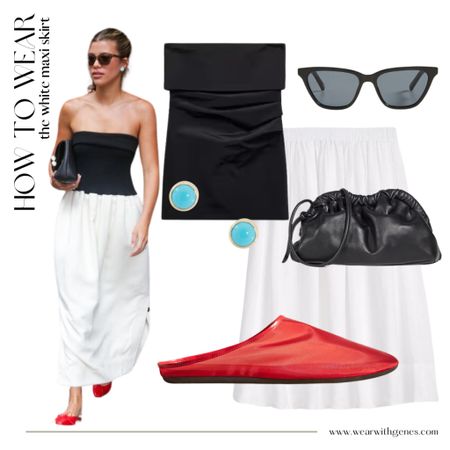 HOW TO STYLE - the white maxi skirt 

#LTKfindsunder100 #LTKstyletip