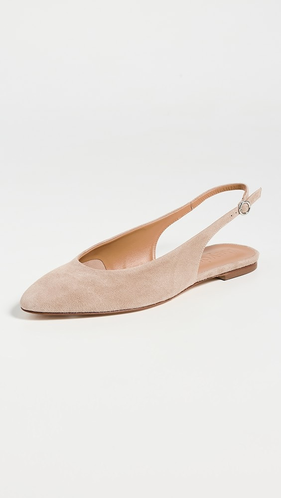 Amelia Kid Suede Leather Sand Flats | Shopbop