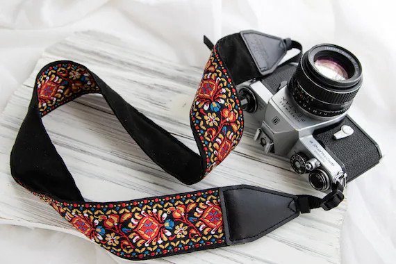 Camera Strap, Embroider Floral Camera strap For Canon, Nikon and Sony | Make it Personalized | Etsy (US)
