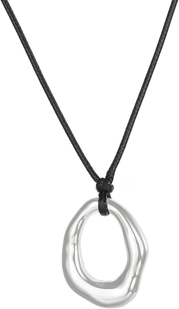 ALRNBY Chunky Round Pendant Necklace for Women Boho Choker Trendy Western Summer Beach Jewelry : ... | Amazon (CA)