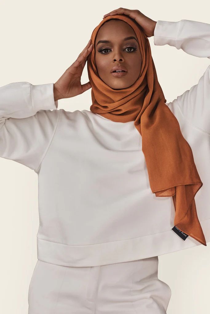 Viscose Woven Hijab - Auburn | Haute Hijab
