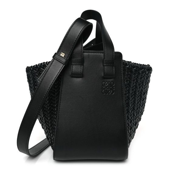 Soft Grained Calfskin Compact Hammock Shoulder Bag Black | FASHIONPHILE (US)