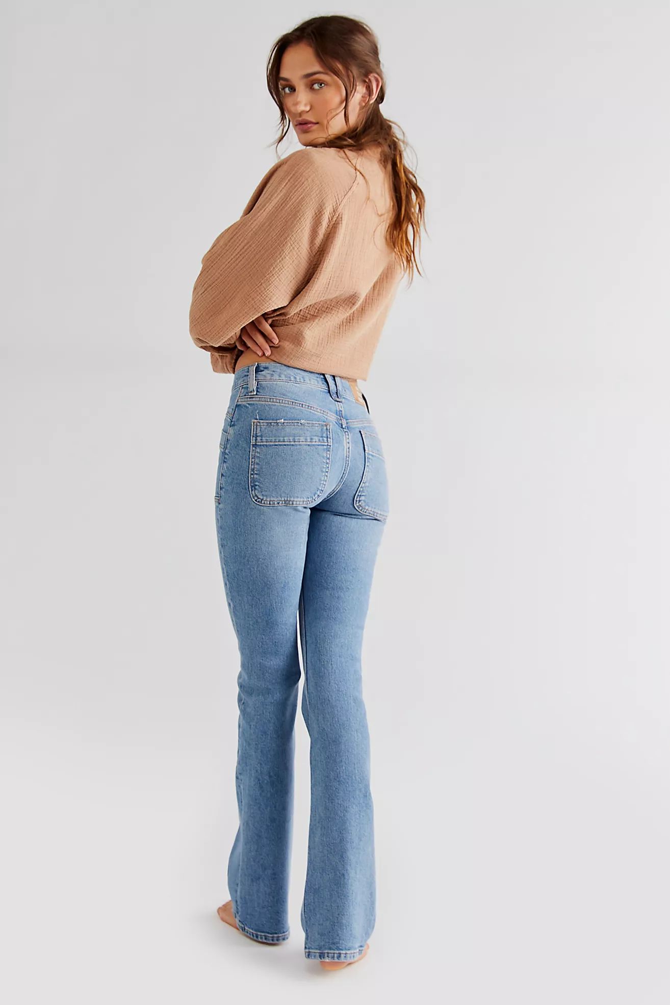 Aiden Slim Flare Jeans | Free People (Global - UK&FR Excluded)