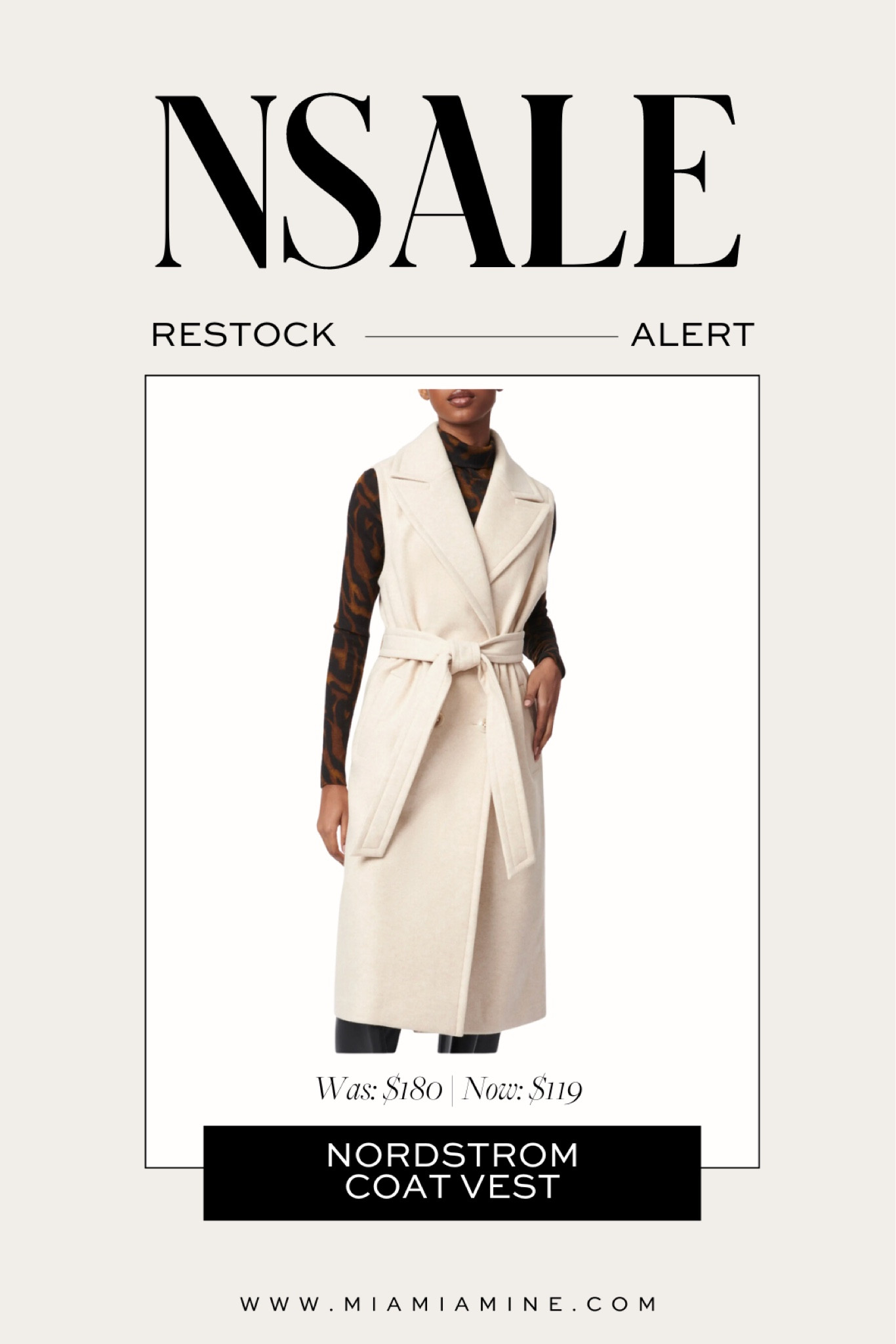 Nordstrom anniversary sale restock
Ivory coat vest wearing an xs  

#LTKWorkwear #LTKxNSale #LTKSeasonal