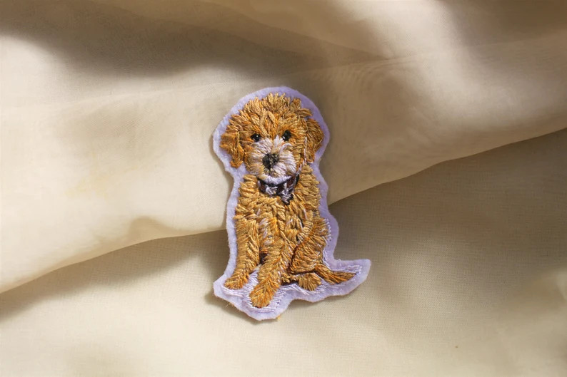 Dog Full Body Patch Custom Embroidery Patch Pet Patch Wedding Patch Gifts, Dog Owner Gift Persona... | Etsy (US)