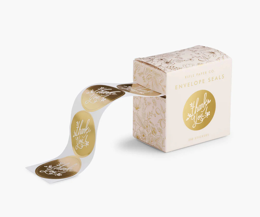 Envelope Seals - Thank You | Rifle Paper Co.