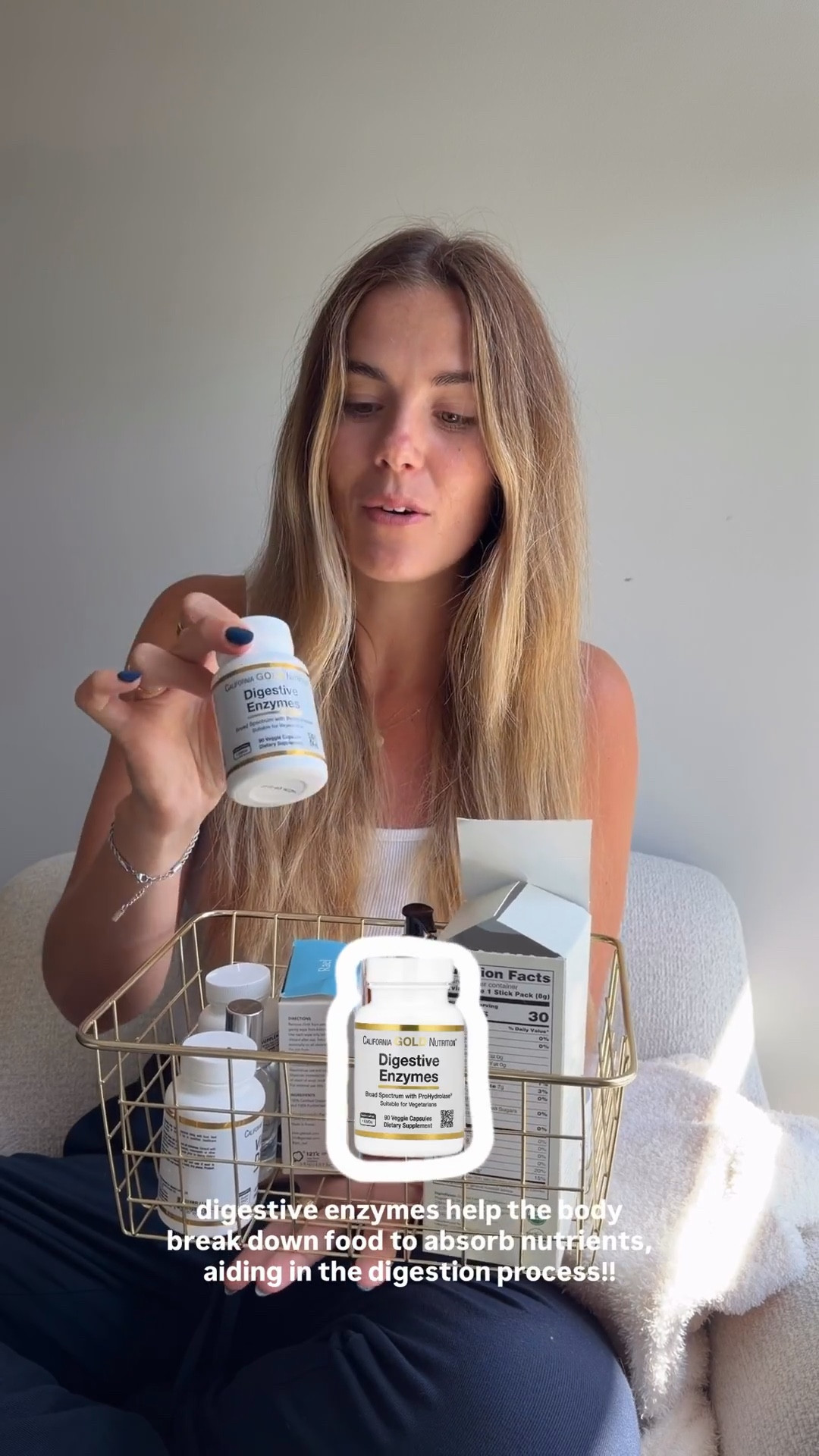 Code KIRA
digestive enzymes help the body break down food to absorb nutrients, aiding in the digestion process. California Gold Nutrition Digestive Enzymes are a daily supplement that provides a broad spectrum digestive blend to help support digestive health. @iherb #ad #iherb


#LTKSeasonal #LTKfitnessgoals #LTKTravel