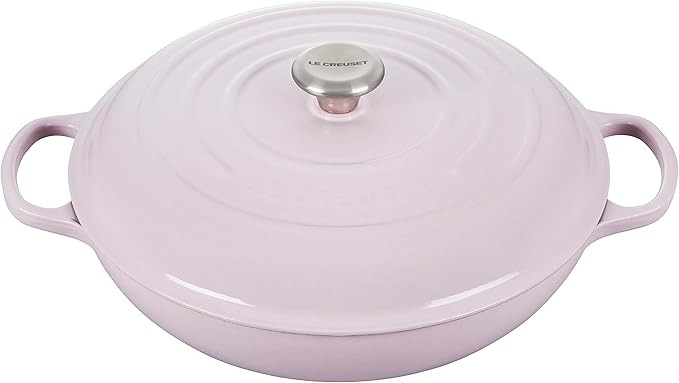 Le Creuset Enameled Cast Iron Signature Braiser, 5 qt. , Shallot | Amazon (US)