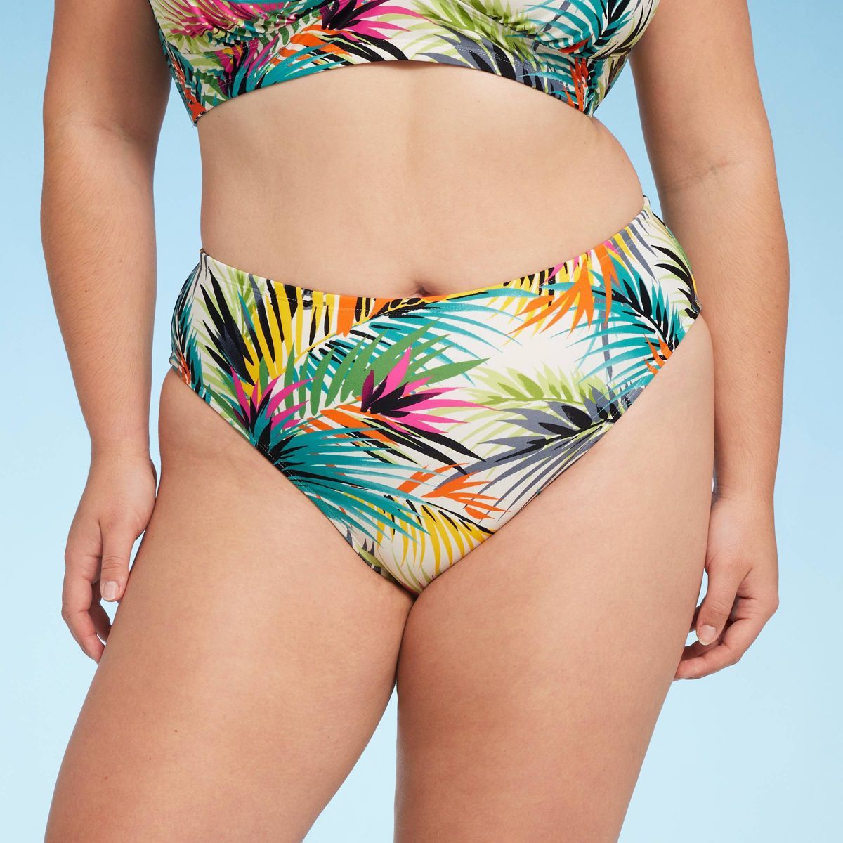 Women's Mid-Rise Hipster Bikini Bottom - Shade & Shore™ Multi | Target