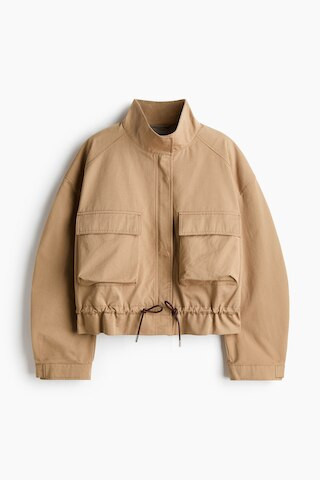 H & M - Oversized utility jacket - Beige | H&M (UK, MY, IN, SG, PH, TW, HK)