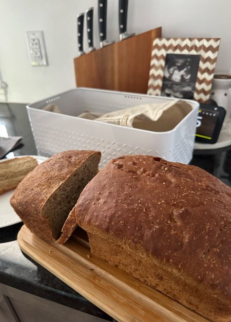 It seems like EVERYONE is into making their own bread right now so I wanted to share our fav bread box! The top is a cutting board!!

#LTKU #LTKhome #LTKfindsunder50