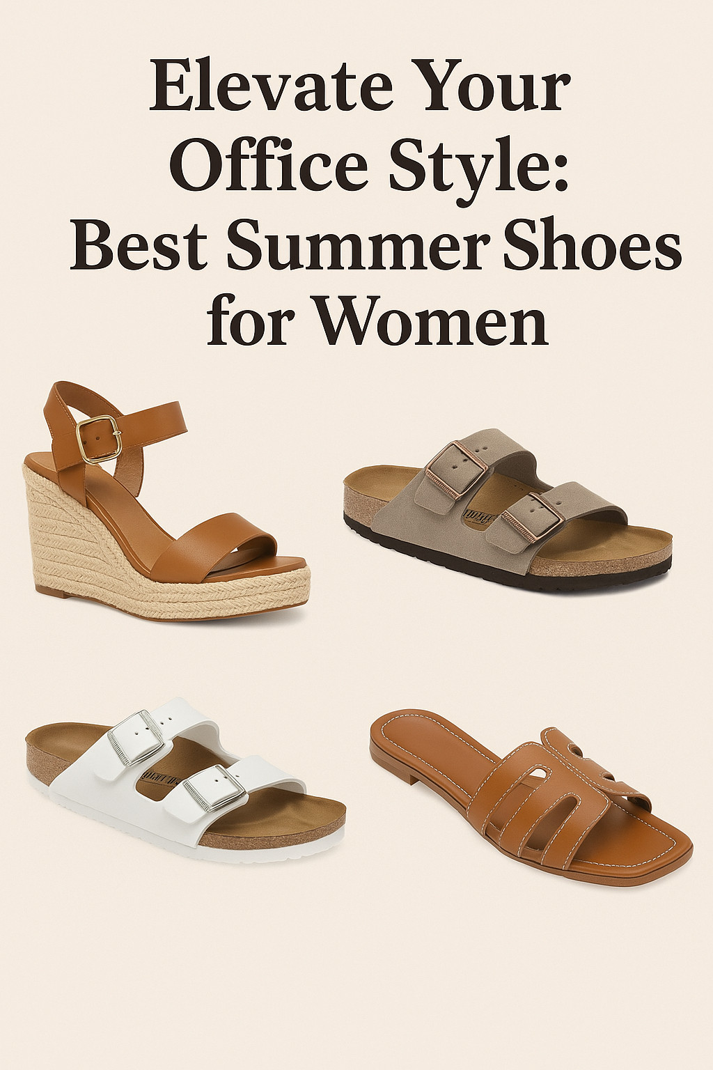Step into summer with the best women’s shoes for work! From chic wedges to comfy Birkenstocks, these office-friendly sandals are perfect for staying stylish and professional all season long. #SummerWorkStyle #BestWorkShoes #WomensFashion #OfficeOutfits #ComfortableWorkShoes 

 #LTKU #LTKHome #LTKBeauty