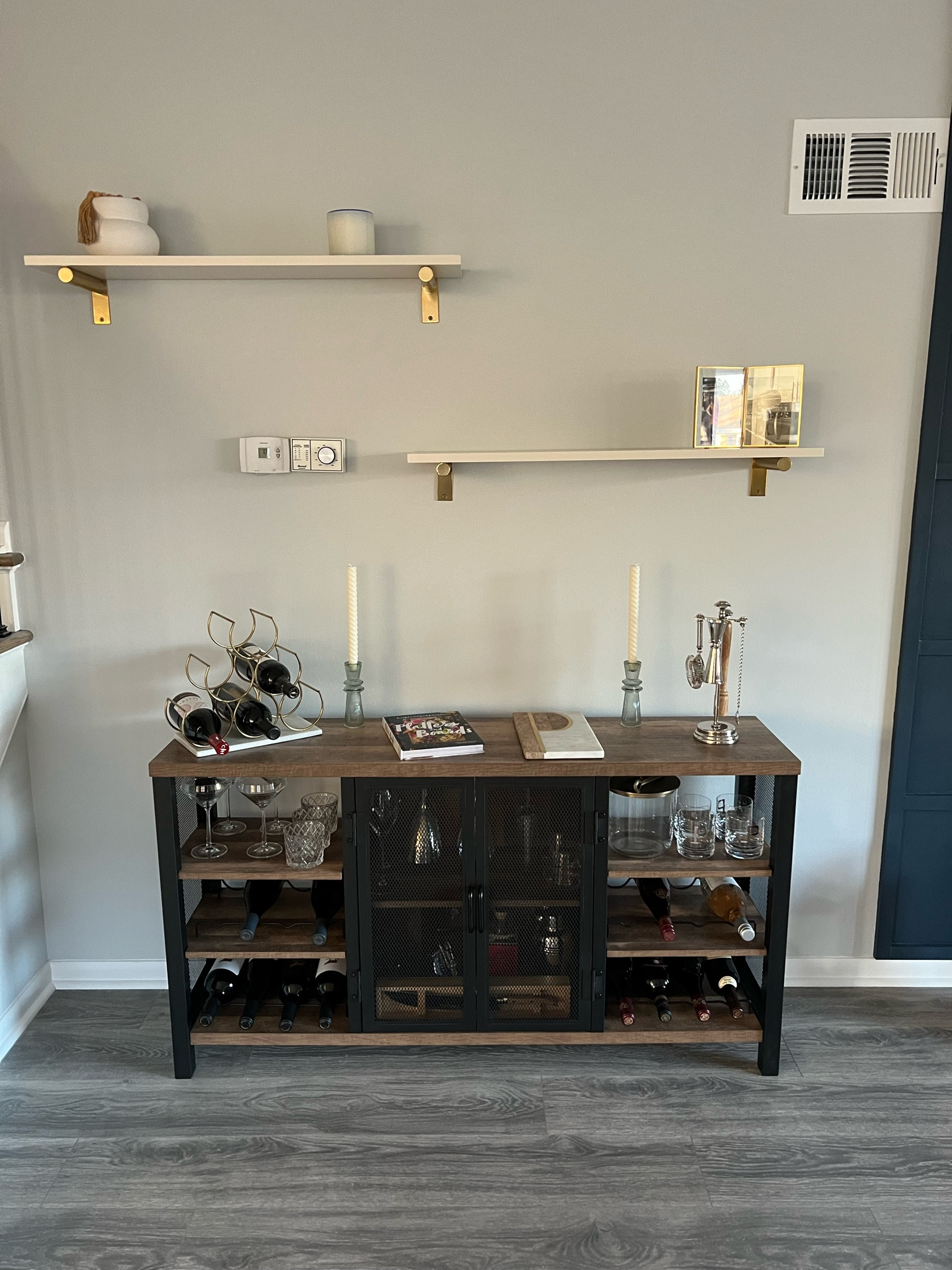 Upgrading our home with a bar area and hanging shelves before the holidays! 

#LTKHoliday #LTKhome #LTKFind