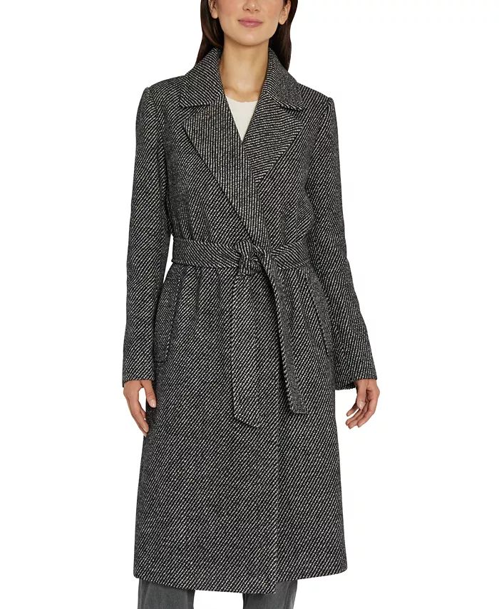 Sam Edelman Women's Belted Tweed Wrap Coat & Reviews - Coats & Jackets - Women - Macy's | Macys (US)