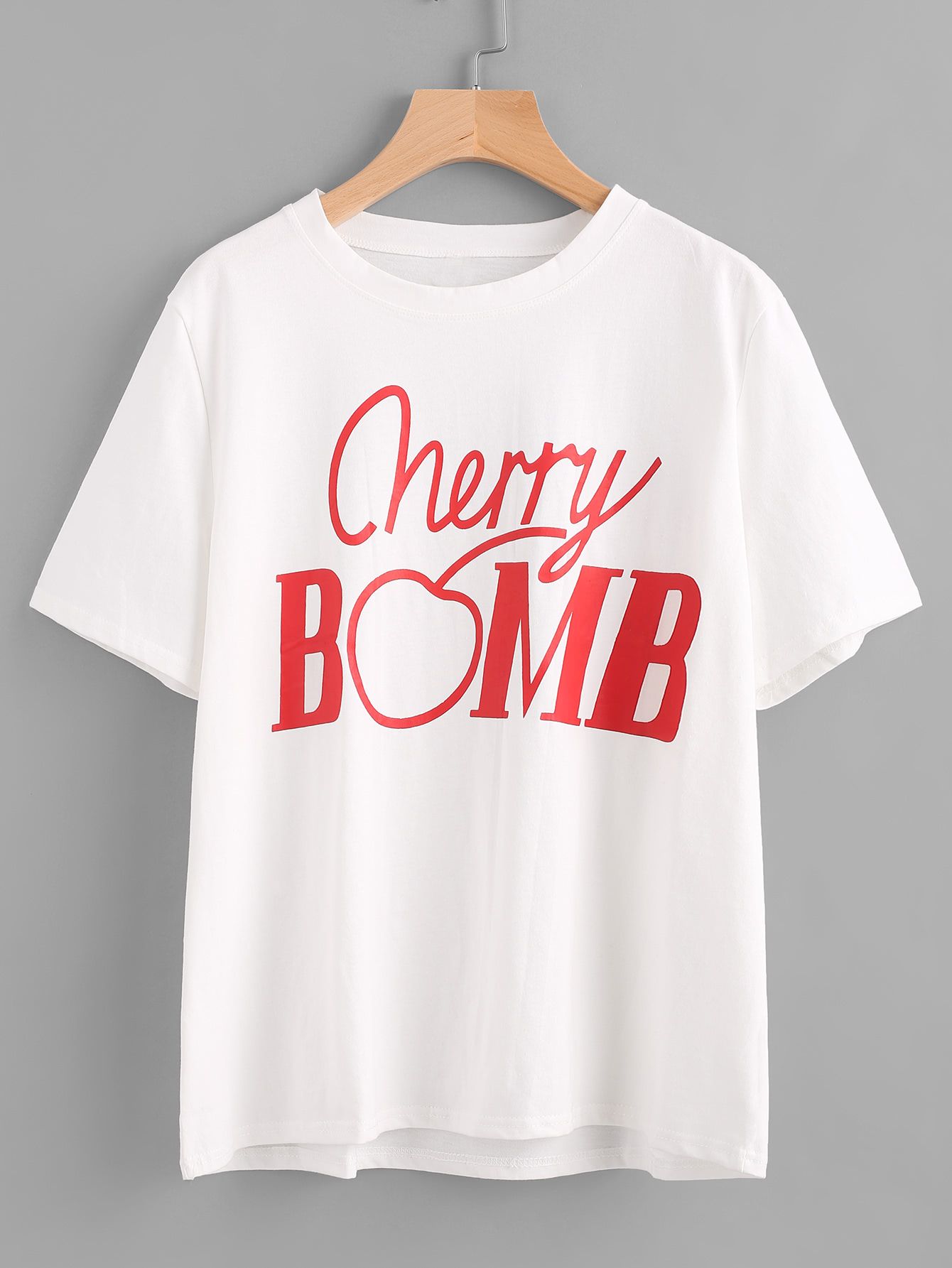 Cherry Bomb Print Tee | SHEIN