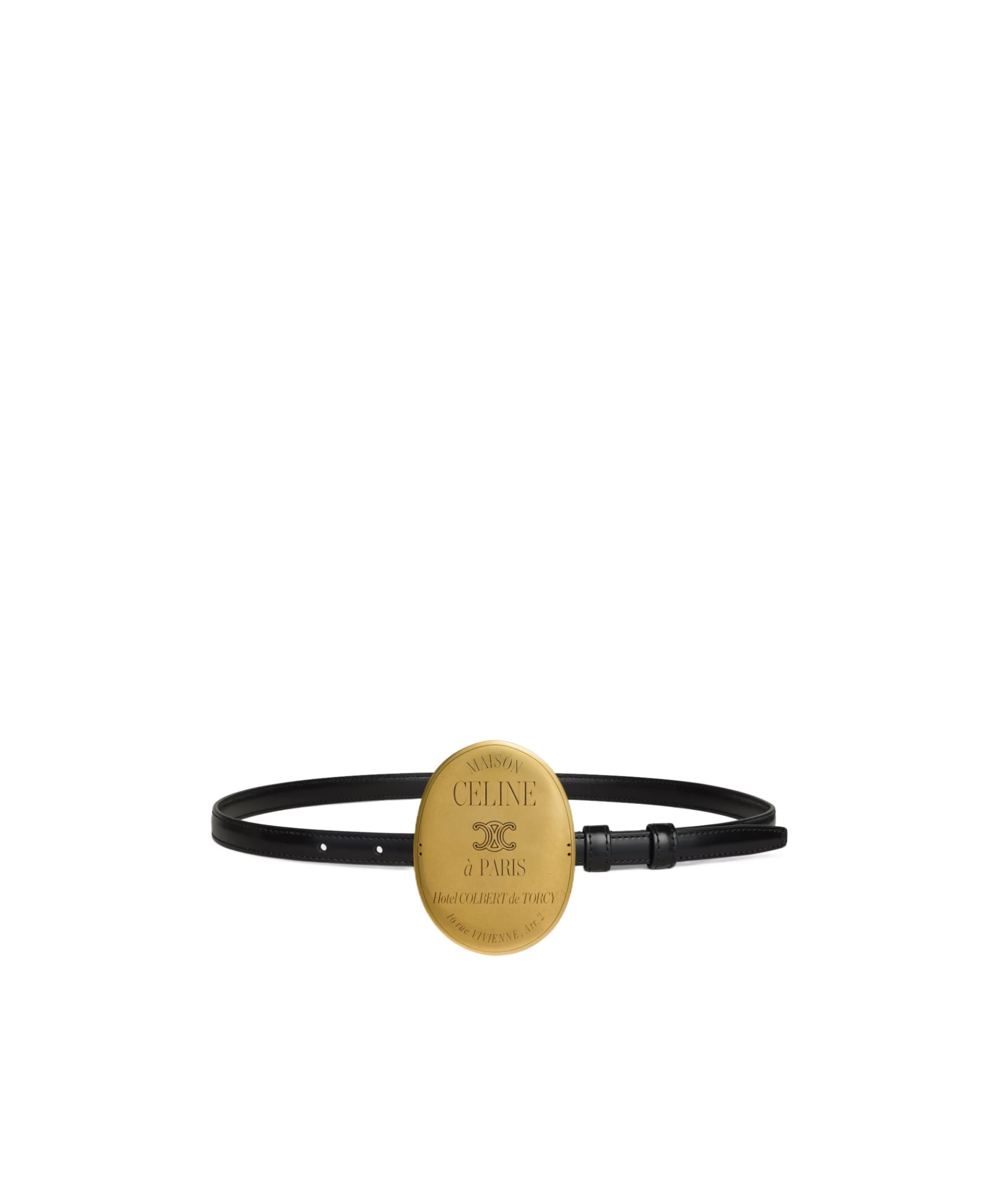 MAISON CELINE BELT 13MM IN Taurillon Leather | Senser US