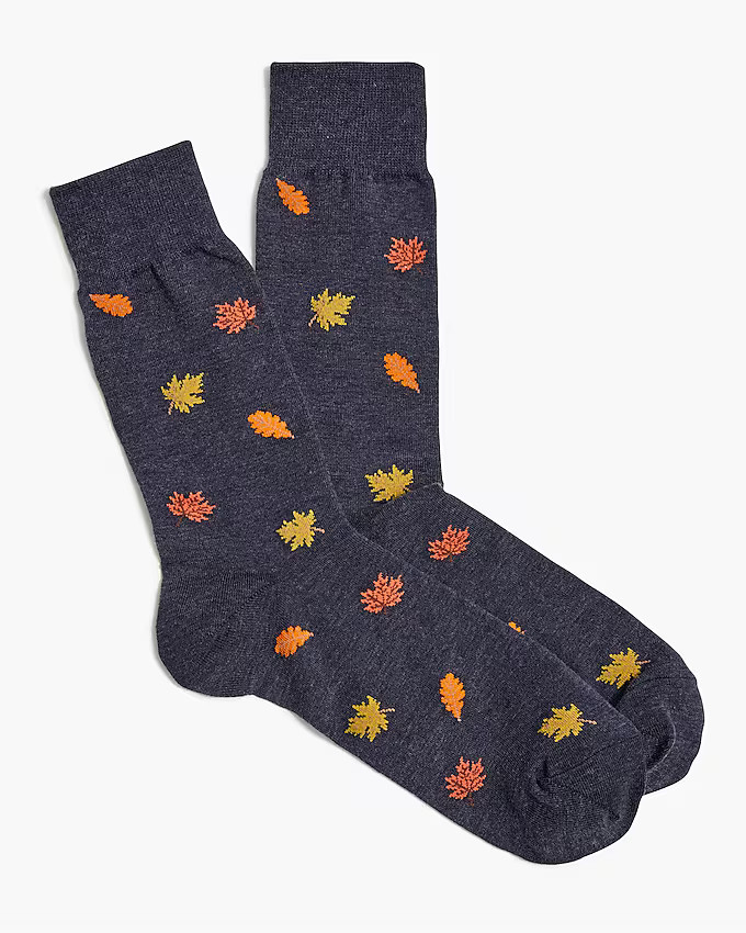Fall leaves socks | J.Crew Factory