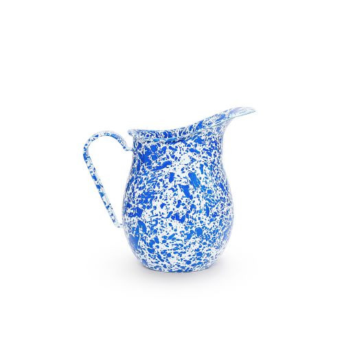 Crow Canyon Marble Splatter Enamel Pitcher | West Elm (US)