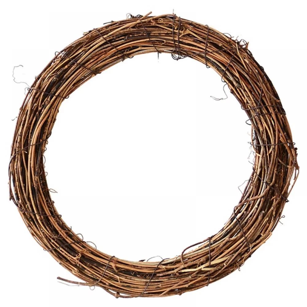 Natural Grapevine Wreath Rings, Rattan Vine Branch Wreath Hoop for Christmas DIY Craft Holiday Pa... | Walmart (US)