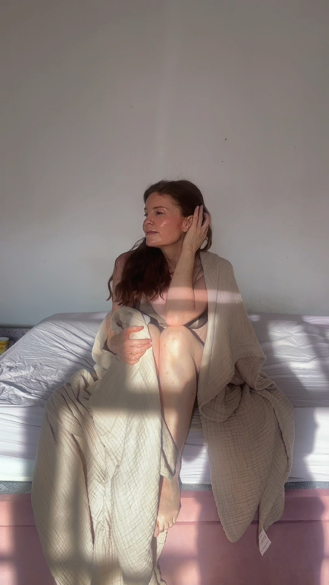 Loving my muslin blanket and silk underwear in this heatwave . Keeps me cool and comfortable.

#LTKhome #LTKstyletip #LTKsummer
