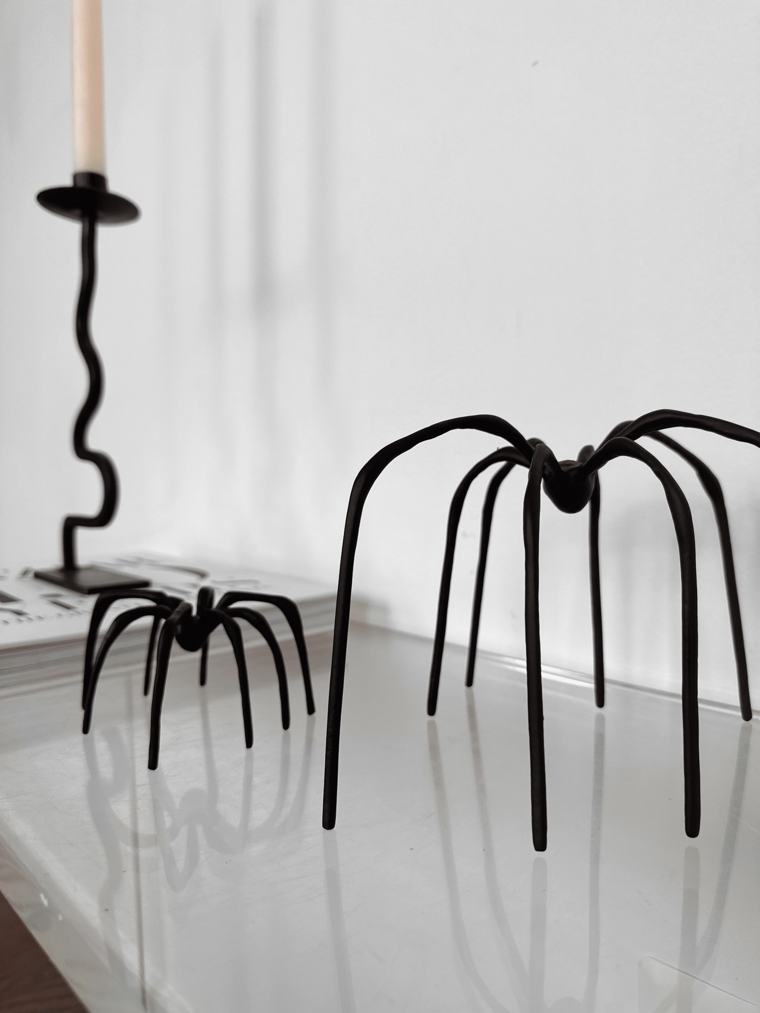 Obsessing over my cb2 spiders! Love how dainty they are 

huntsman black cast spider decor, Cb2 Halloween, halloween decor, 




#LTKSeasonal #LTKHome #LTKFindsUnder50