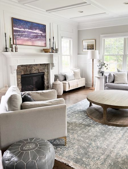 Neutral living room, spring living room, Serena & Lily rug, frame tv, minted art, floor lamp, linen sofaa

#LTKhome #LTKSeasonal #LTKfindsunder100