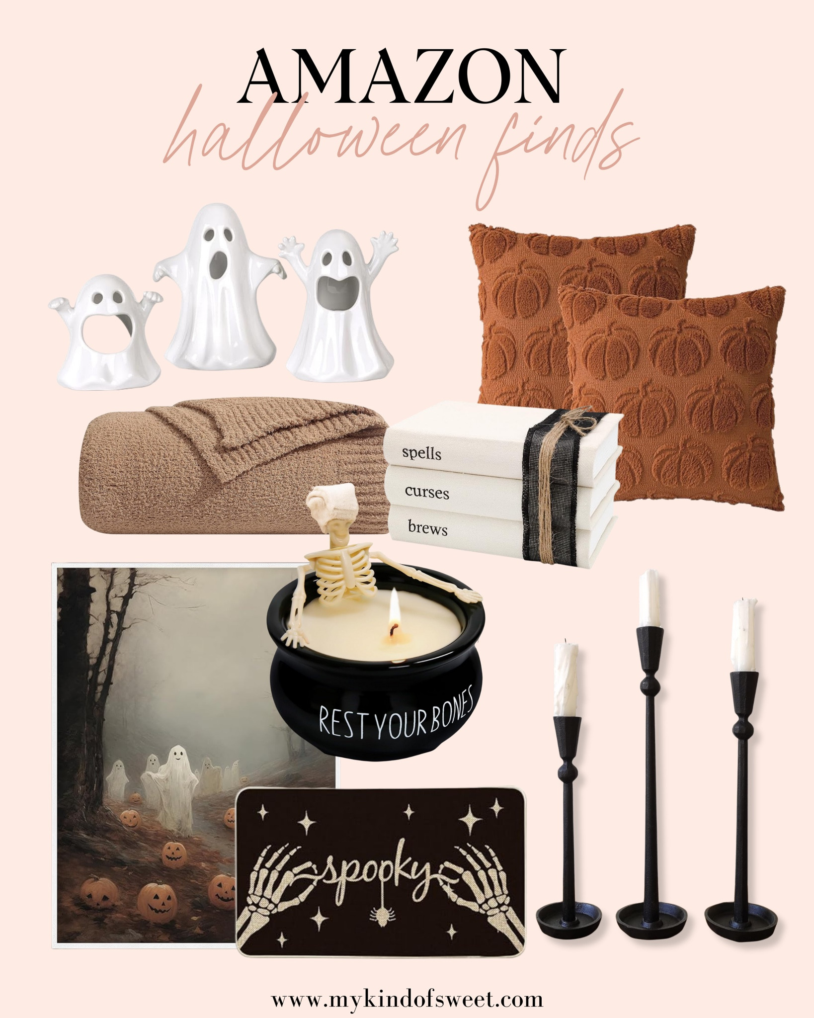 These Amazon Halloween finds are affordable and spooky! I love the ghost painting for adding those perfect Halloween touches to your home.

#LTKHome #LTKFindsUnder100