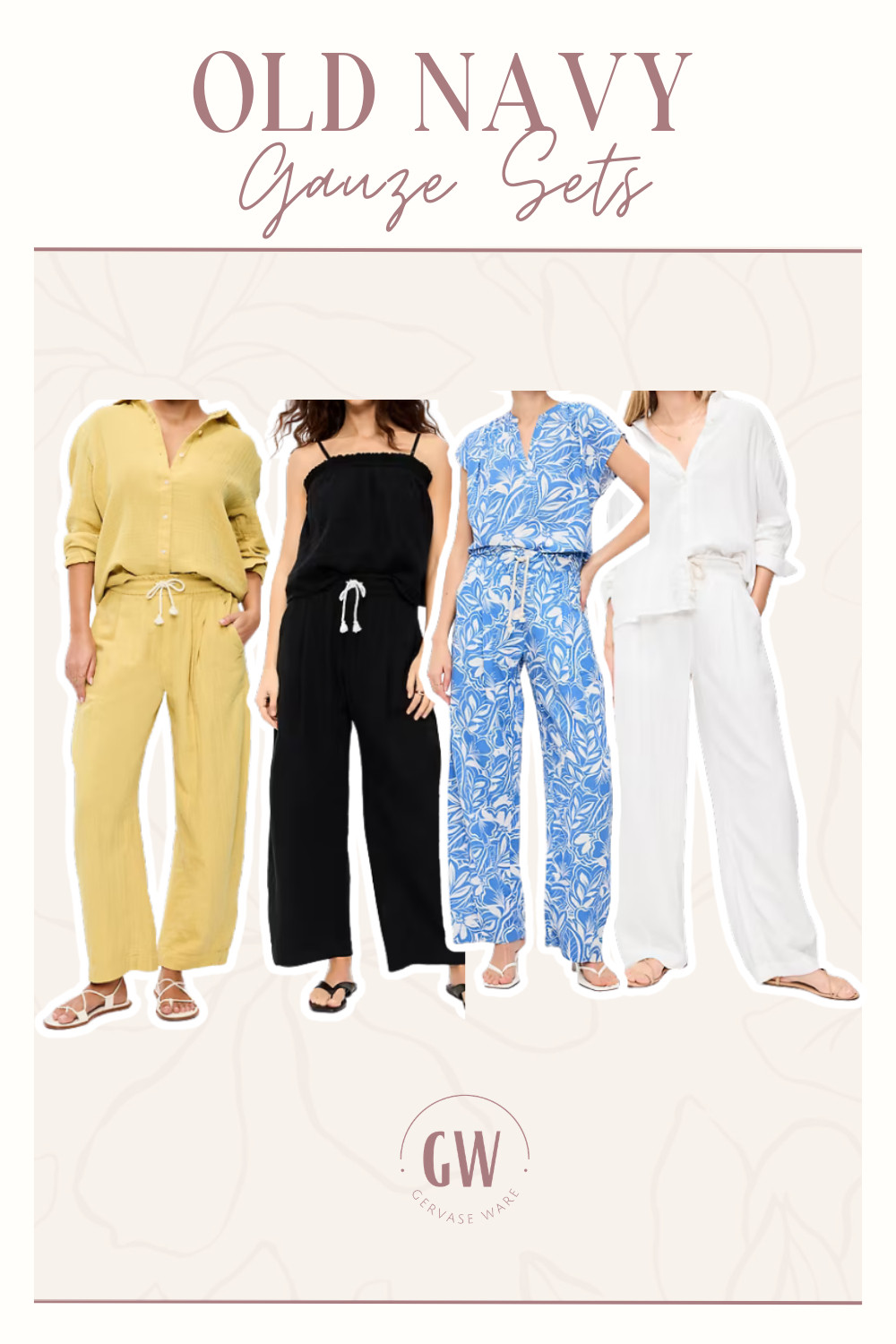 Old Navy gauze sets that are perfect for comfy, breezy style.
#OldNavyFinds #GauzeSetStyle #LTKStyle 

 #LTKootd #LTKmomlife