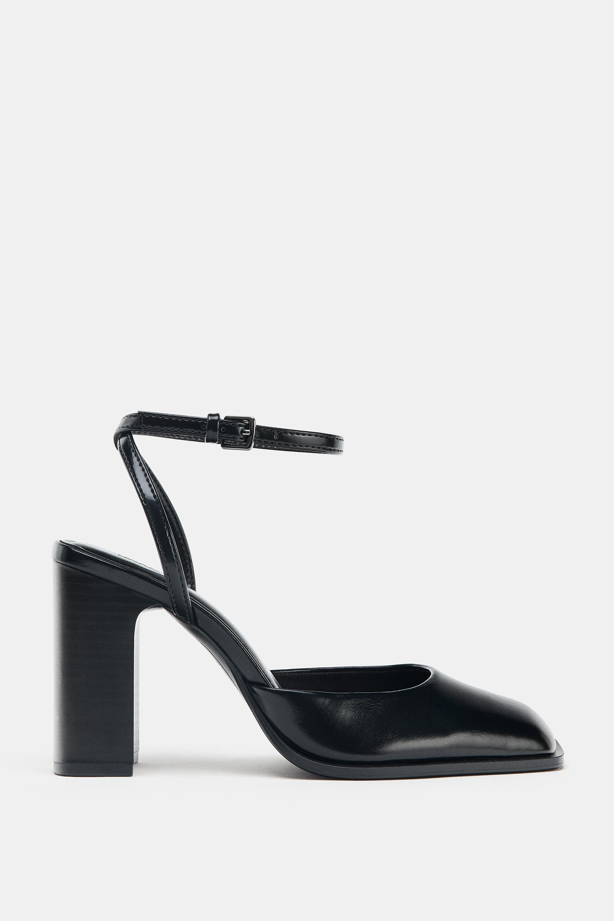 SQUARE-TOE SLINGBACK SHOES | Zara UK