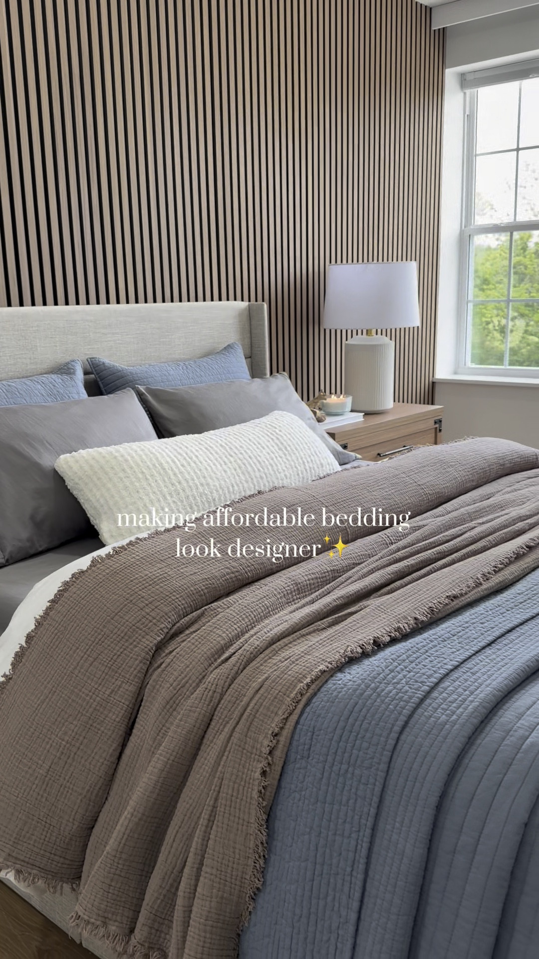 Forever a neutral lover, but lately I’ve been adding a little more soft color into our bedrooms✨

This dusty blue 100% cotton quilt paired with the brown muslin throw turned out even prettier than I imagined. It keeps the room feeling cozy, calm, and layered without overwhelming the space🤍

Definitely one of my favorite simple bedroom refreshes lately.

🔗Comment SHOP and I’ll send you the links!
.
.
.
#bedroom #cozybedroom #neutralhome #beddingrefresh #homeinspo 

#LTKSeasonal #LTKSaleAlert #LTKHome