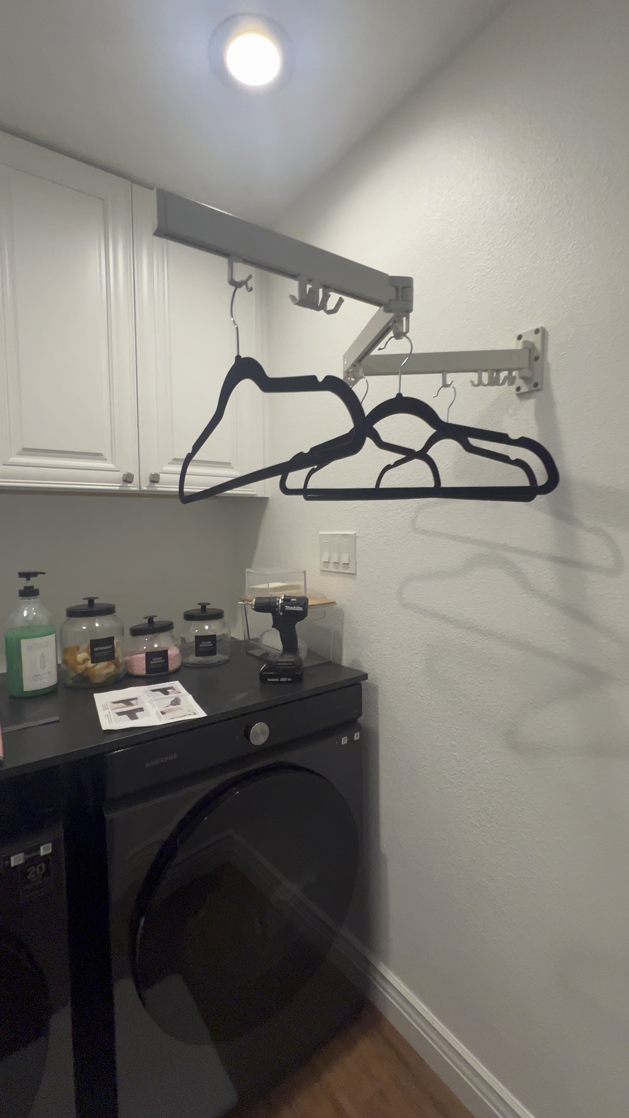 Here’s the vision I had in mind! A convenient way to hang clothes & store out of the away when not in use! 👔👚👗😍 #LTKorganize #LTKhome #LTKlaundry #LTKmom #LTKclothes #LTKidea #LTKhomeidea #LTKhack

#LTKHome #LTKFamily #LTKSaleAlert