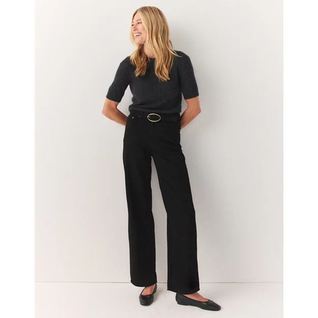 Kingston Wide Leg Jeans | The White Company (UK)