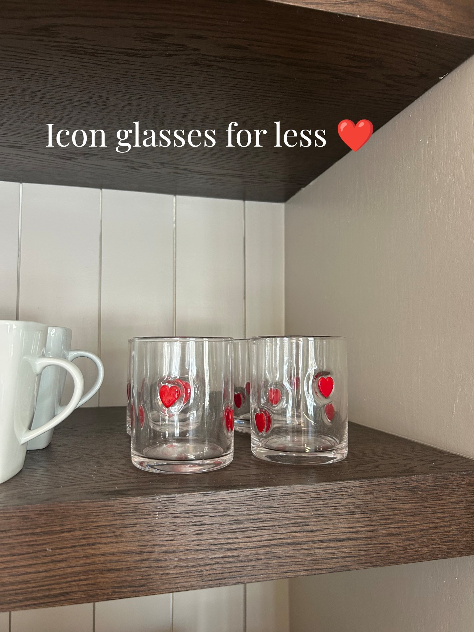 These are half the price of the popular icon glasses! So cute for Valentine’s Day ❤️

They have a few different designs, too: 

#LTKValentine #LTKHome #LTKSeasonal