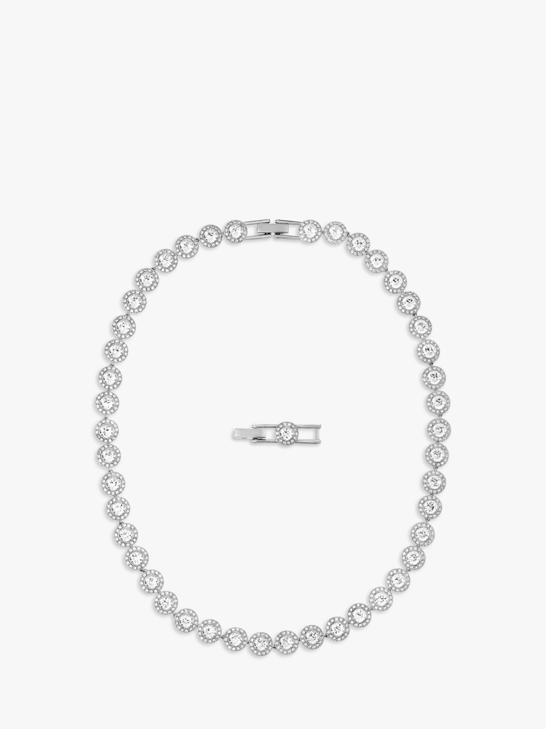 Swarovski Angelic Round Crystal Collar Necklace | John Lewis (UK)