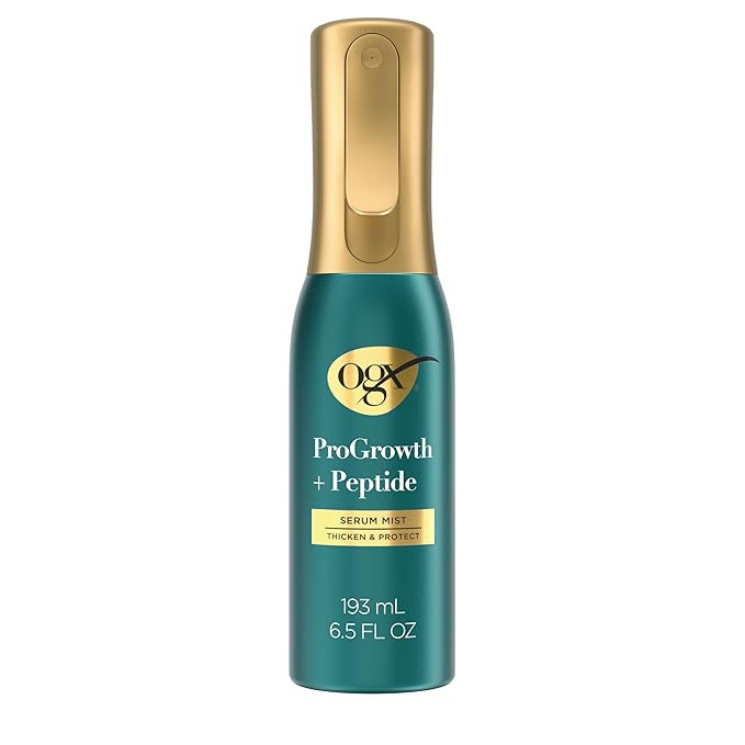 OGX ProGrowth + Peptide Serum Mist, Heat Protectant Spray Instantly Thickens Hair Root to Tip Whi... | Amazon (US)