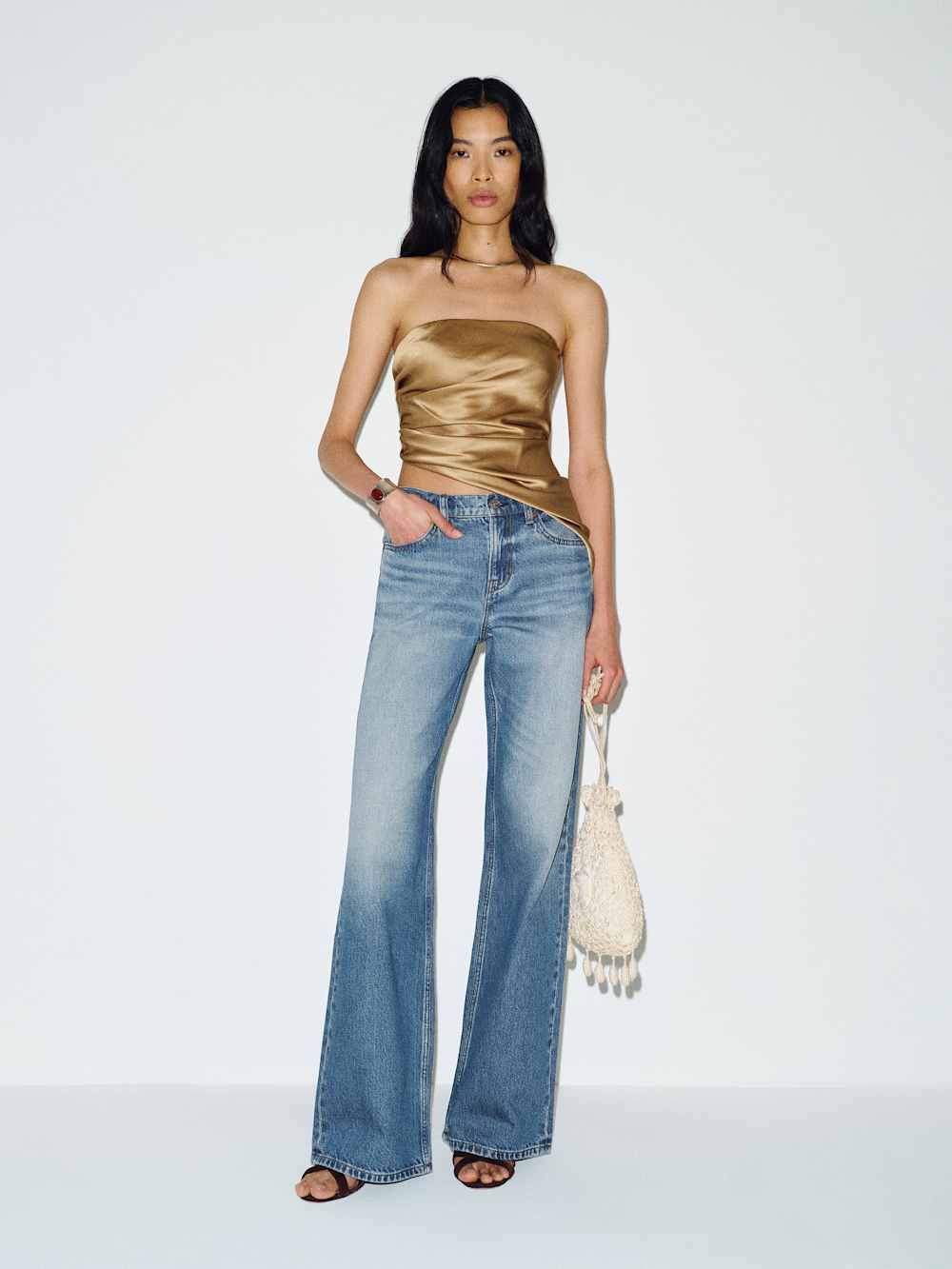 Cary Low Rise Slouchy Wide Leg Jeans | Reformation (Global)