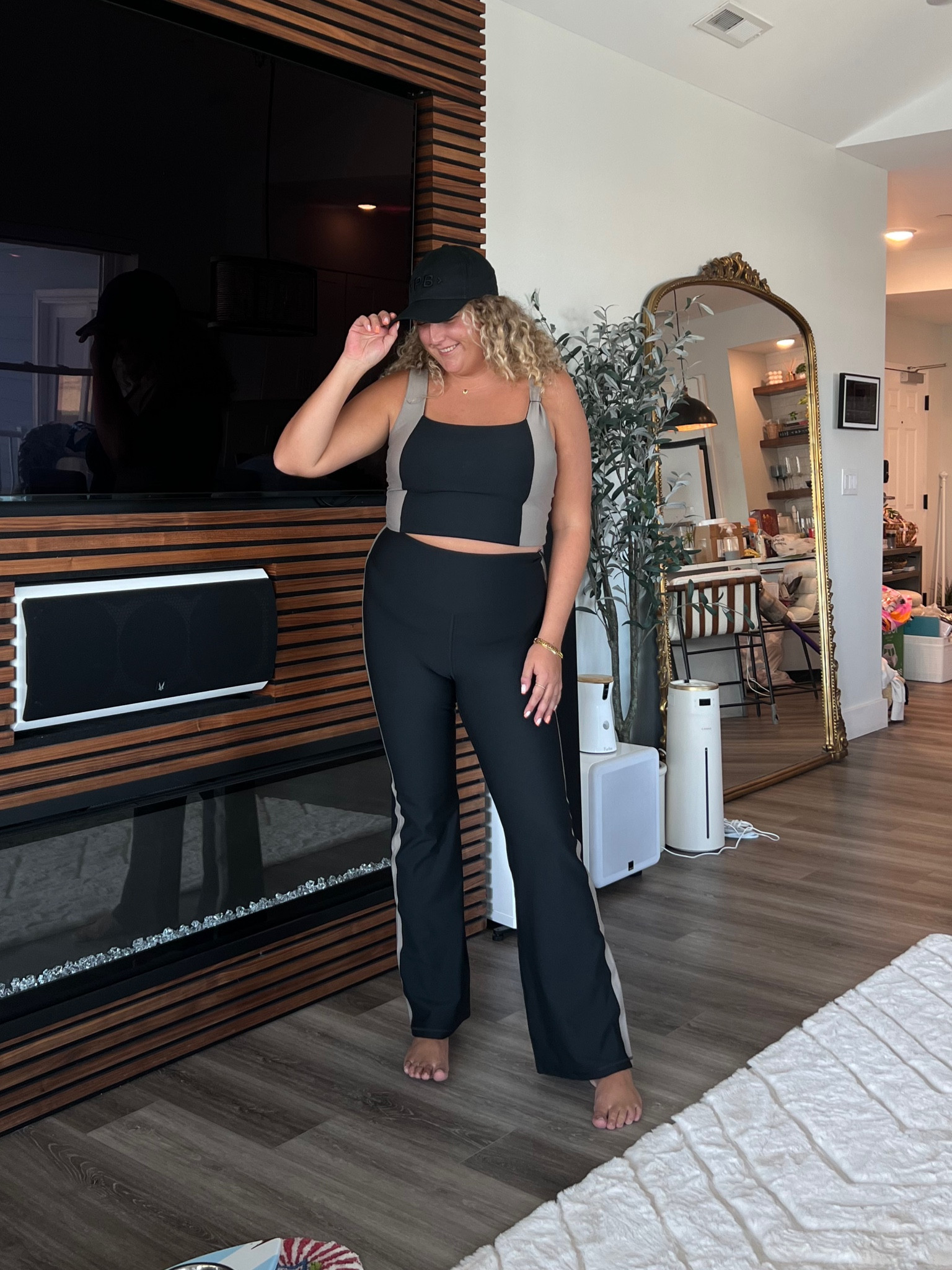 Abercrombie YPB Activewear. 

Flared leggings and cropped fitted tank, midsize outfit, casual outfit, travel outfit  

#LTKmidsize #LTKtravel #LTKfitness